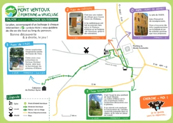 Carte sentier karstique